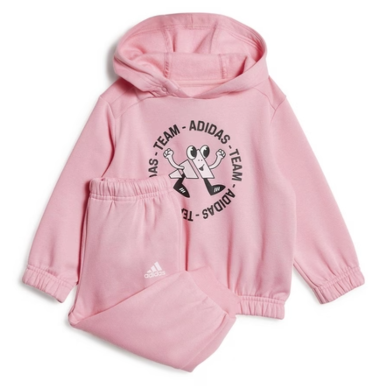 Unisex Kids Team adidas Oversized Fleece Jogger Set (Gender Neutral), Pink